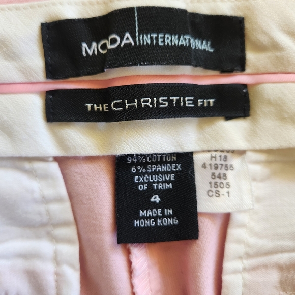 Moda International, The Christie Fit Pink Pants Size 4 - Picture 3 of 7